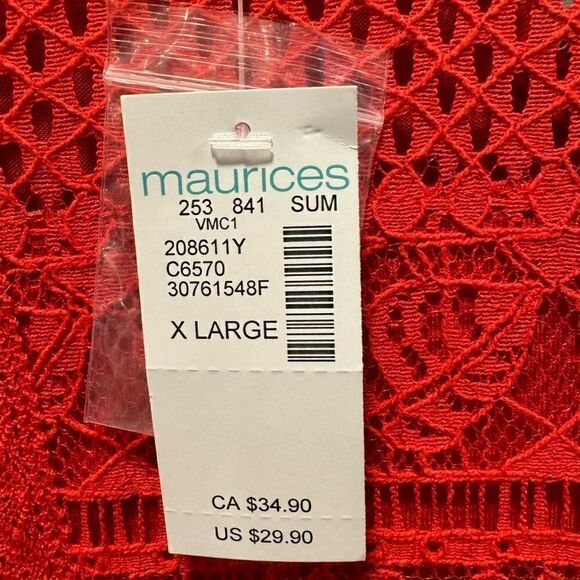$5 item /NWT Maurices textured tank top size XL - Picture 9 of 10